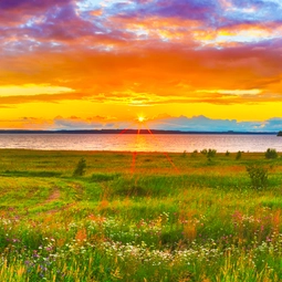 Kama River Sunrise Views